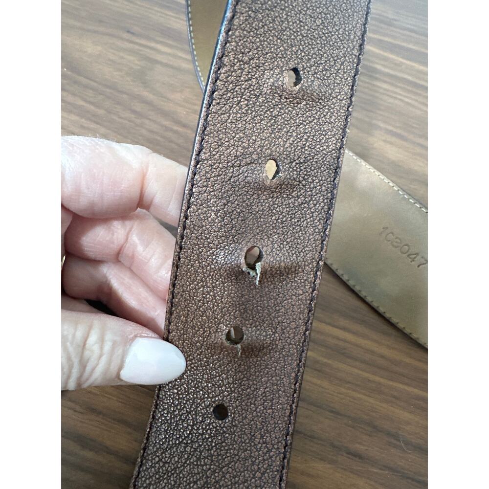 Vintage Prada Leather Belt Size 34/85 - Picture 9 of 11